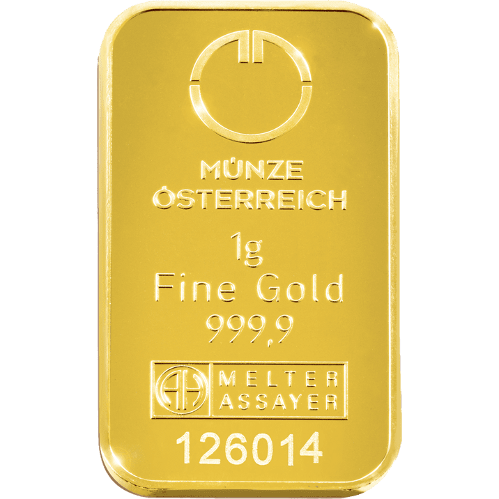 1 Gram Gold Münze Österreich Investičná zlatá tehlička