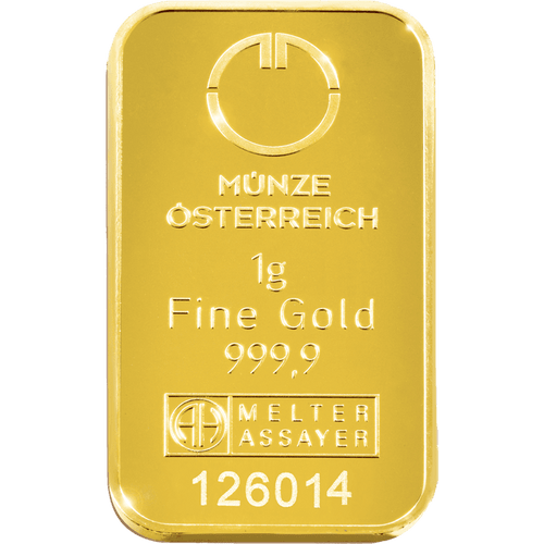 1 Gram Gold Münze Österreich Investičná zlatá tehlička