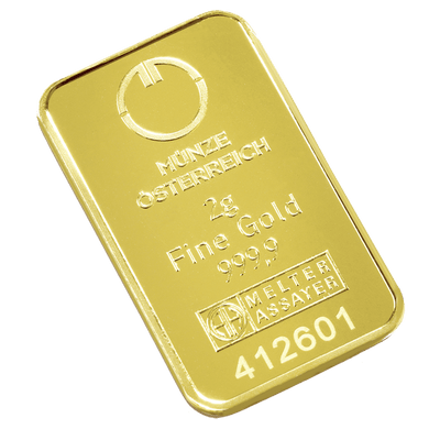 2 Gram Gold Münze Österreich Investičná zlatá tehlička
