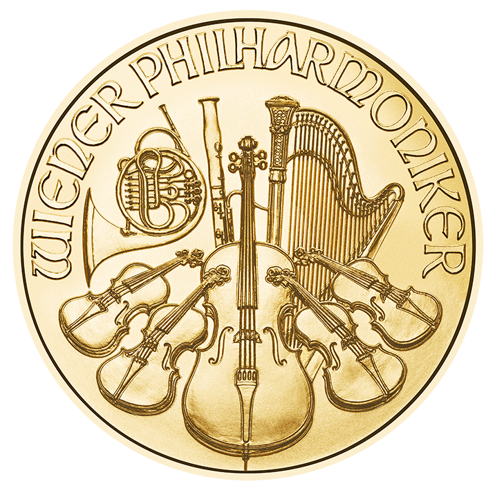 1 Ounce Gold Vienna Philharmonic Zlatá minca