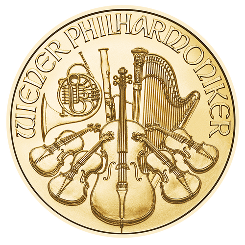 1 Ounce Gold Vienna Philharmonic Zlatá minca