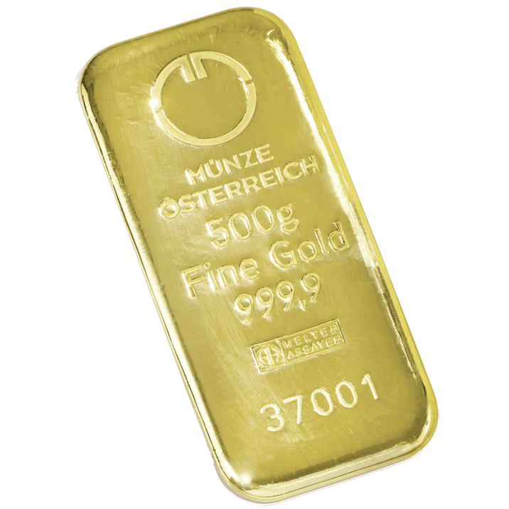 500 Gram Gold Münze Österreich Investičná zlatá tehlička