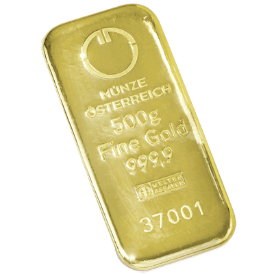 500 Gram Gold Münze Österreich Investičná zlatá tehlička
