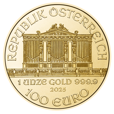 1 Ounce Gold Vienna Philharmonic Zlatá minca