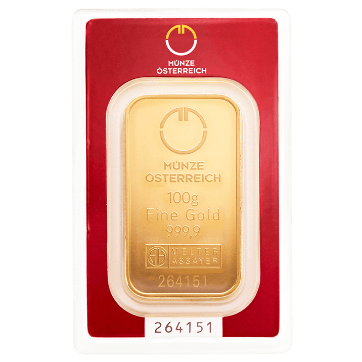 250 Gram Gold Münze Österreich Investičná zlatá tehlička